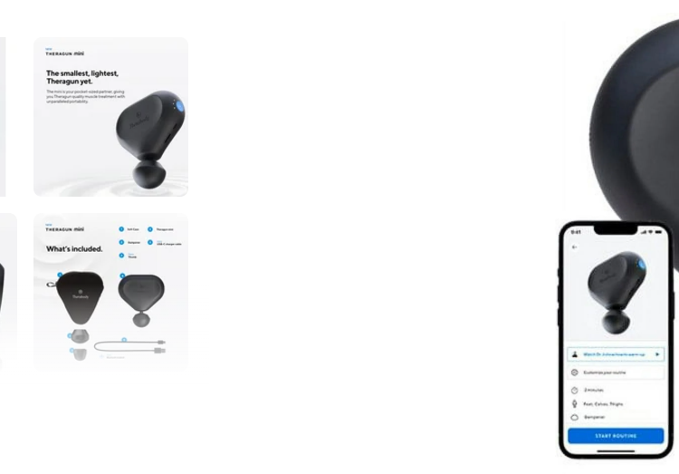 Theragun Mini 2nd Gen: Compact Powerhouse for Deep Tissue Relief