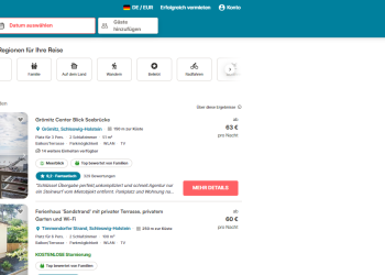 Traum-Ferienwohnungen finden leicht gemacht – mit Holidu