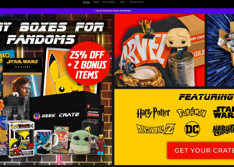 Geek Crate: Ein monatliches Abo-Box, die jeder Gamer und Geek lieben wird
