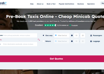 Bequeme Flughafentransfers & erstklassiger Taxi-Service mit Minicabit