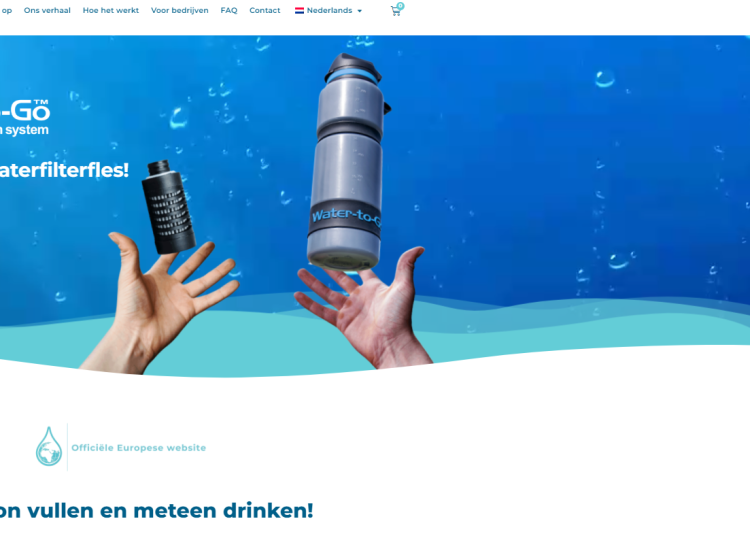 Stay Hydrated Anywhere with Water-to-Go: The Smart Water Bottle for Clean Drinking Water