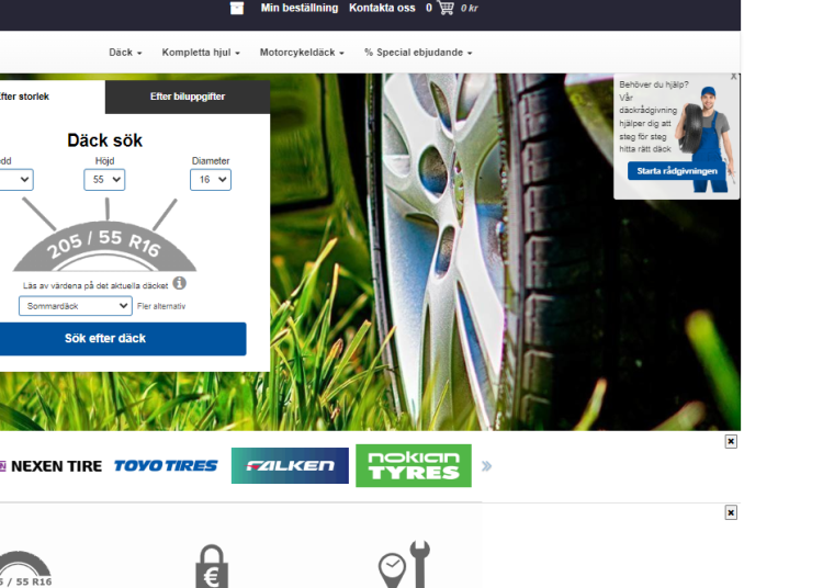 Finden Sie die besten Reifen und Autozubehör bei dackonline