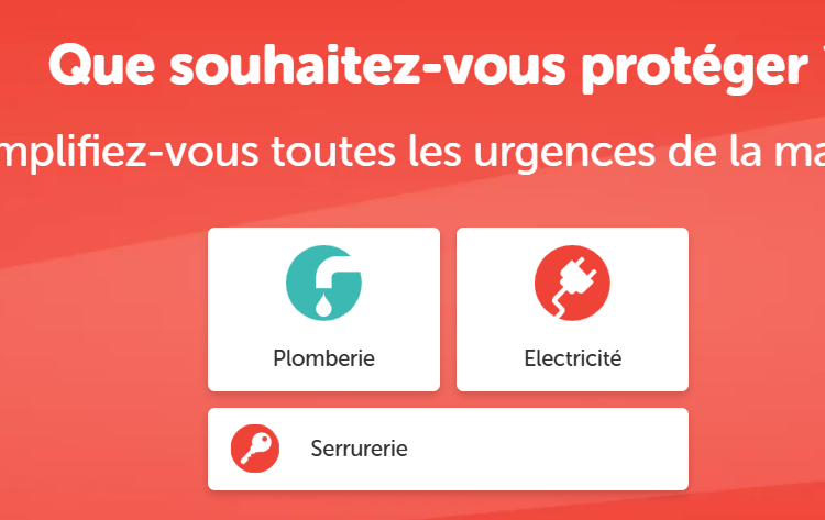 Services d’assistance et dépannage proposés par HomeServe