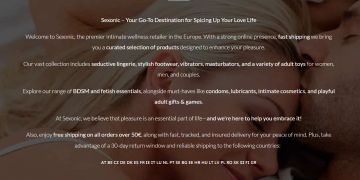 Sexonic et son univers dédié au plaisir intime