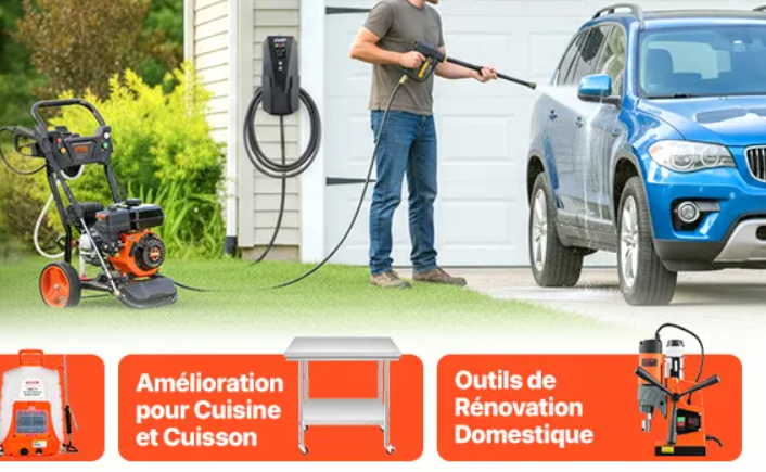 Équipements et solutions professionnelles avec Vevor