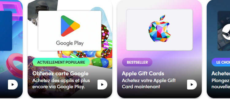 Plateforme pour les gamers