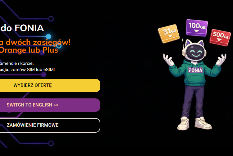 FONIA – subskrypcja SIM i eSIM bez ograniczeń