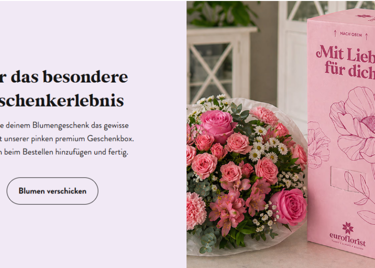 Herzen in ganz Europa durch frische Blumen verbinden